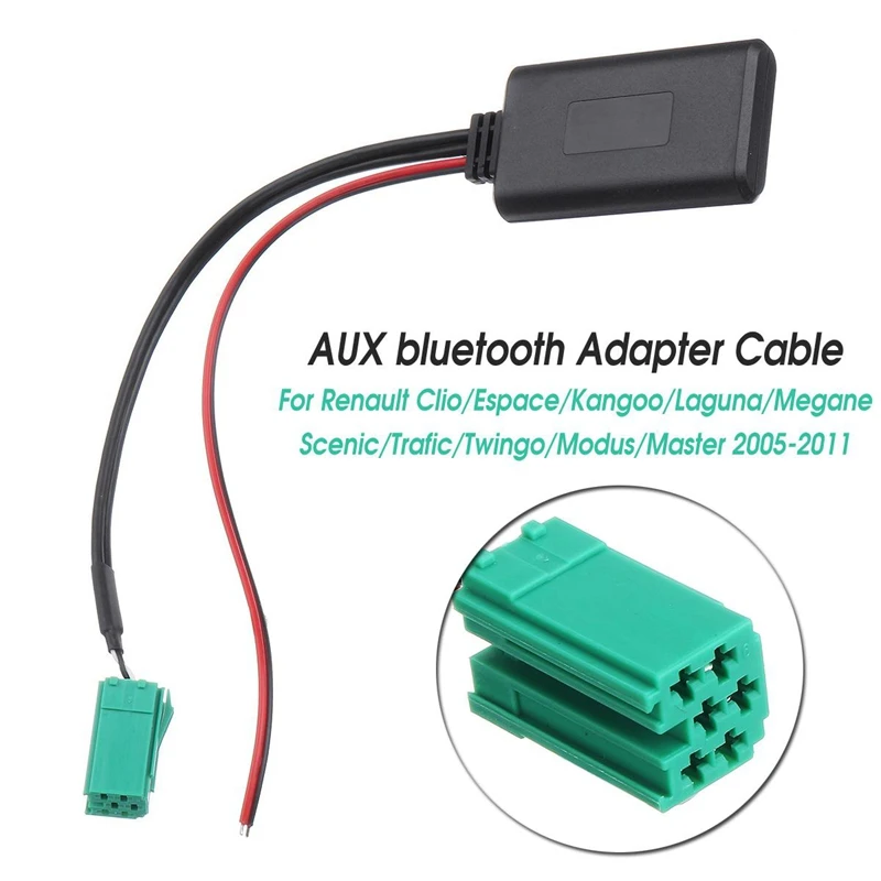 Автомобильный Bluetooth модуль Aux адаптер беспроводной радио плеер стерео In аудио