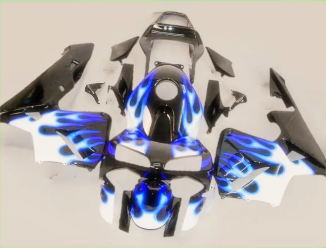 

100% blue white black body for CBR600RR F5 03 04 CBR 600RR 03-04 2003 2004 CBR600 RR 2003 2004 fairing kit