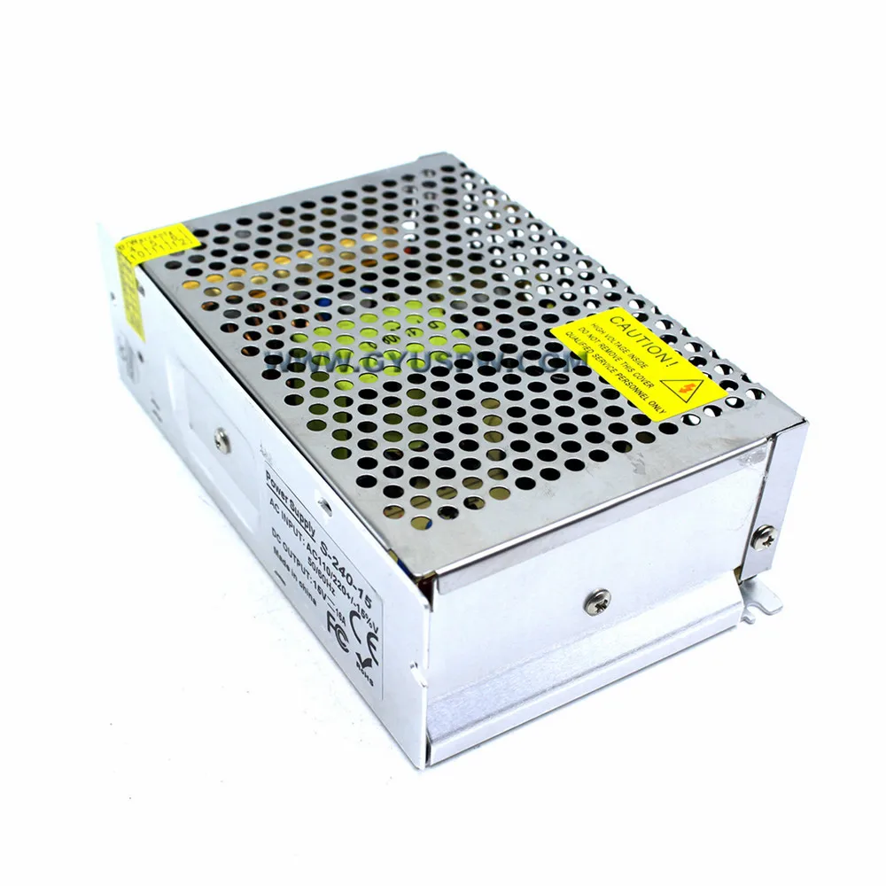 Универсальный импульсный источник питания DC15V 16A 240 Вт трансформатор 220 В 110