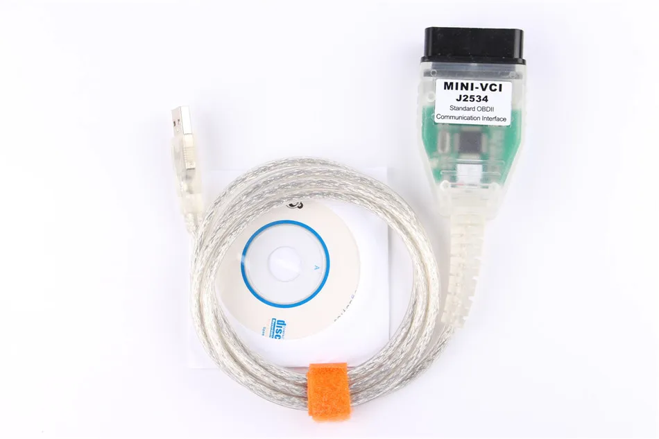 Лучший мини VCI V14.20.019 интерфейс для TIS Techstream MINI-VCI FT232RQ чип J2534 OBD2 Диагностический кабель