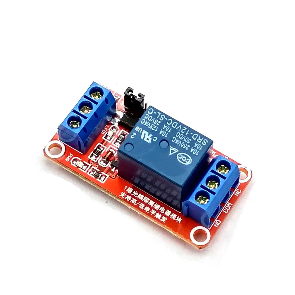 Один 1-канальный релейный модуль щит с опора для оптопары высокий и низкий