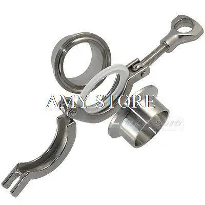 1 шт. SS304 5 &quotTri Clamp + 2 OD 38 мм санитарный сварочный наконечник PTFE прокладка |