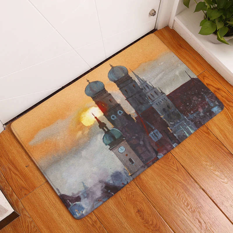 2017 Новый пейзаж печать ковры Нескользящие кухонные коврики для дома гостиной 40x60