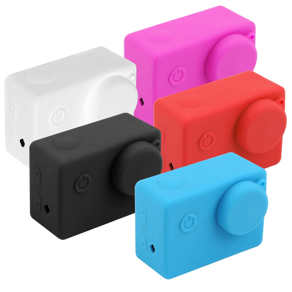 Аксессуары для Sjcam Мягкий силиконовый чехол -защита Sj4000 Sj5000 Sj6000 Sj7000 Sj9000