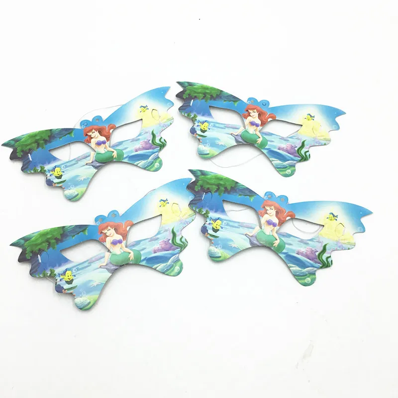 10 шт. маска для лица Русалочки детского душа украшение вечеринки глаз товары дня