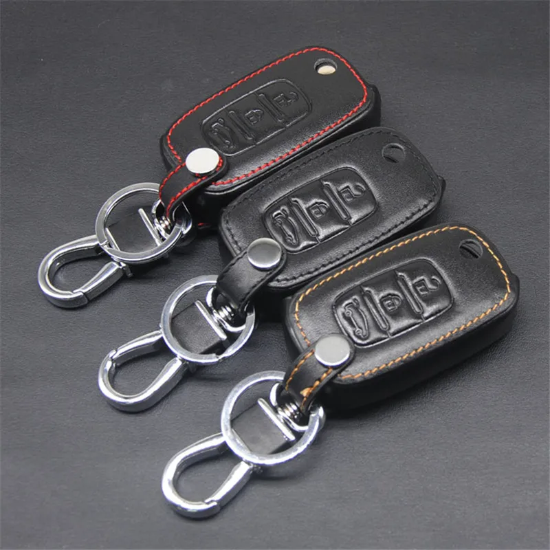 Кожаный чехол для ключа с дистанционным управлением LADA Vesta Sedan Largus Kalina Granta|Футляр