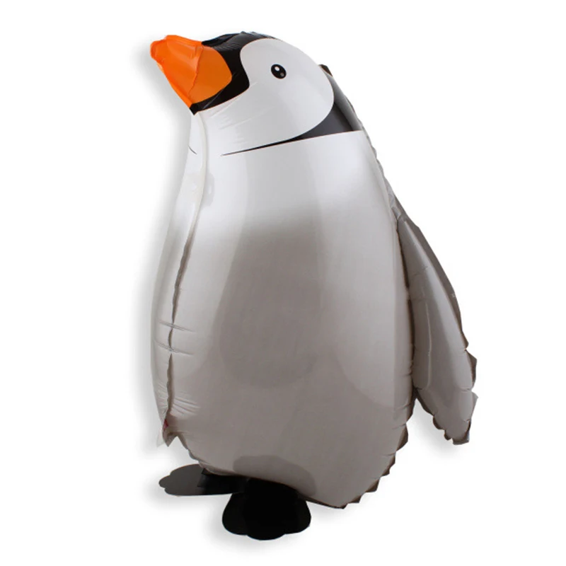 Животное ходьбы воздушные шары Пингвины С Днем Рождения вечерние украшения с