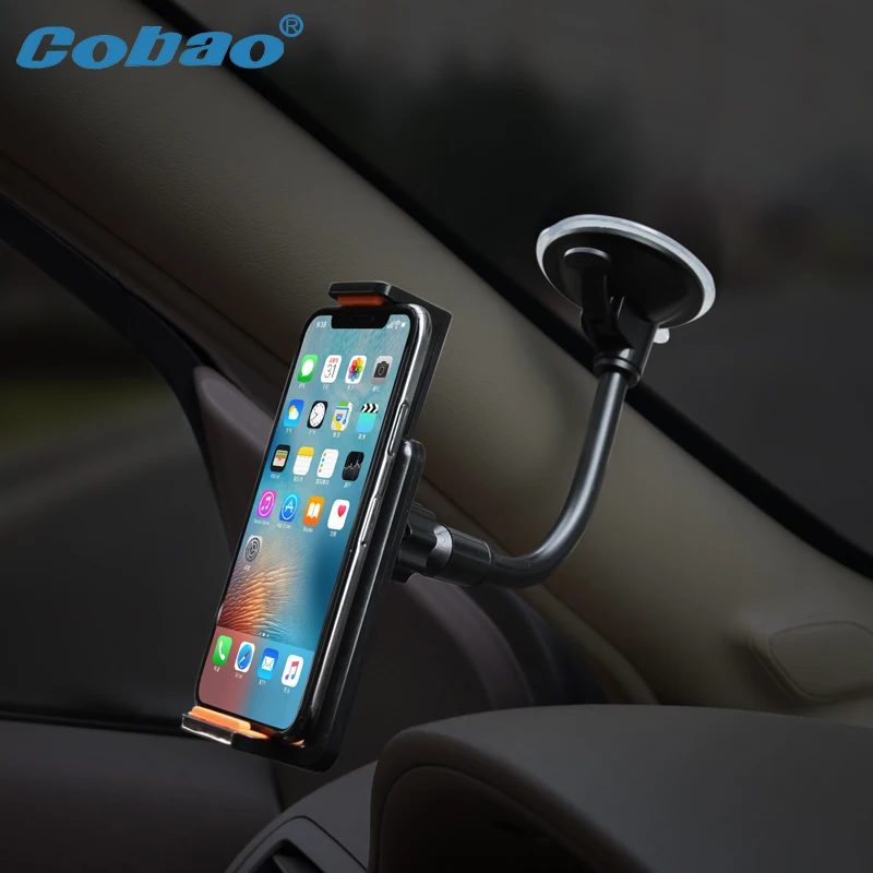 Cobao лобовое стекло Автомобильный держатель Универсальный гибкий 360 градусов