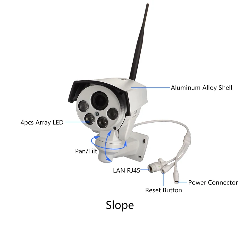 Starlight аудио PTZ наружная IP камера 1080P провод WiFi sony Pan Tilt Автоматический зум 2MP FULL HD пуля SD карта onvif ночное видение 50 м