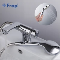 frap bathroom basin faucet with hand shower cold and hot water mixer bathtub faucets 75 degree switch f125268