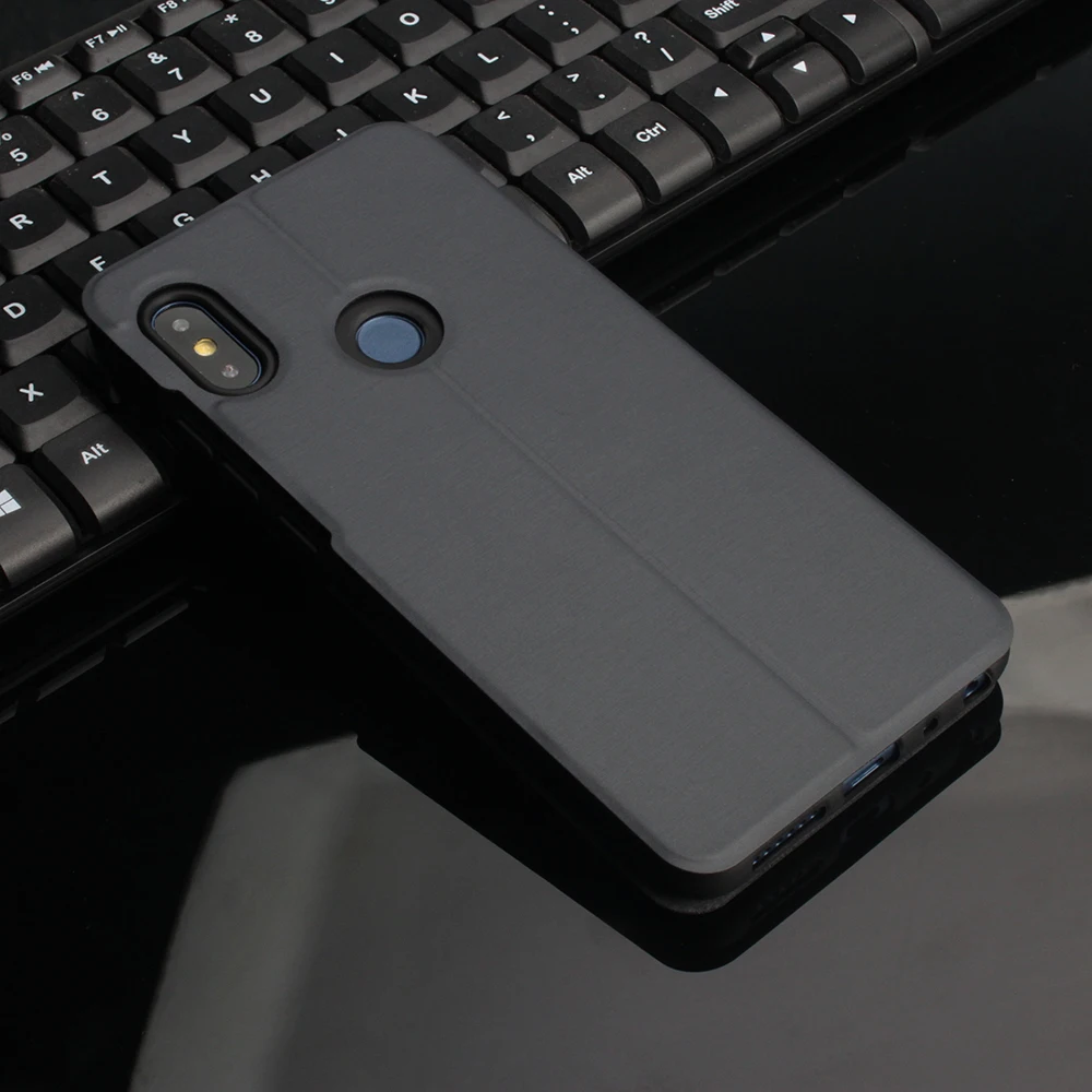 Глобальная версия для Xiaomi Redmi NOTE 5 чехол с откидной крышкой кошелек из натуральной