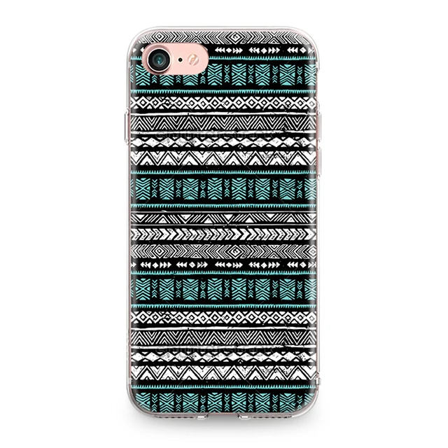 Мягкий ТПУ чехол для телефона для Iphone 4, 4S, 5, 5S, 5C, SE, 6, 6 S, 7, 8 Plus, X, XR, XS, Max, мандала, Цветочный, этнический узор, силиконовый чехол - Цвет: 0833