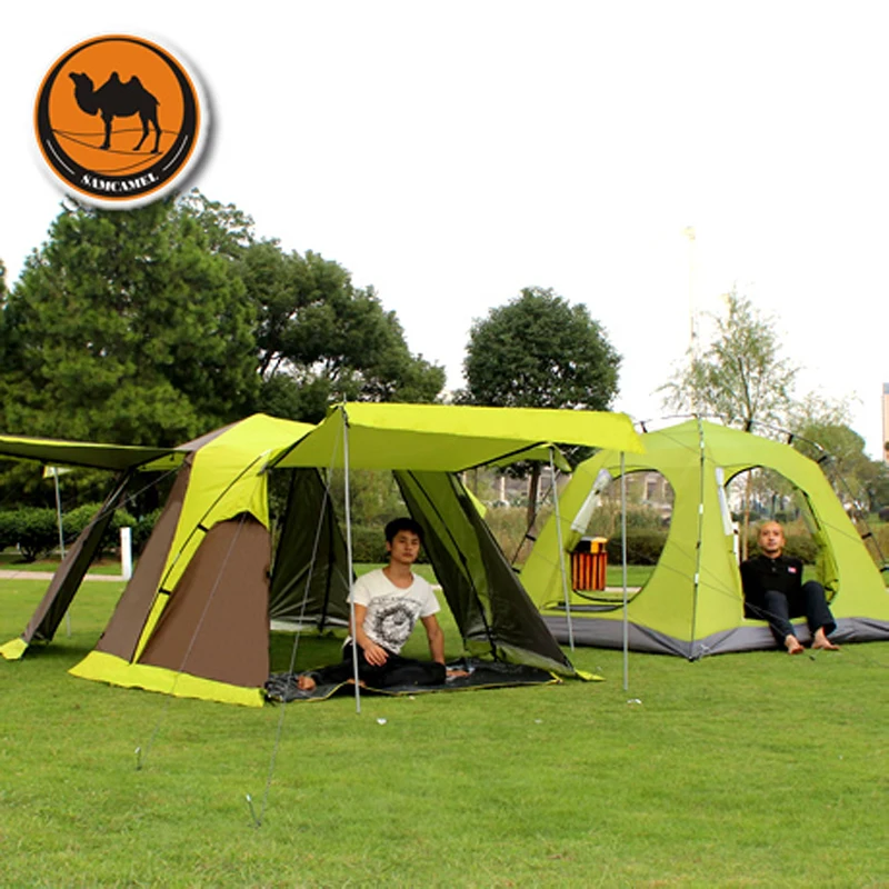 Большая туристическая палатка-автомат на 3 4 человек двухслойная