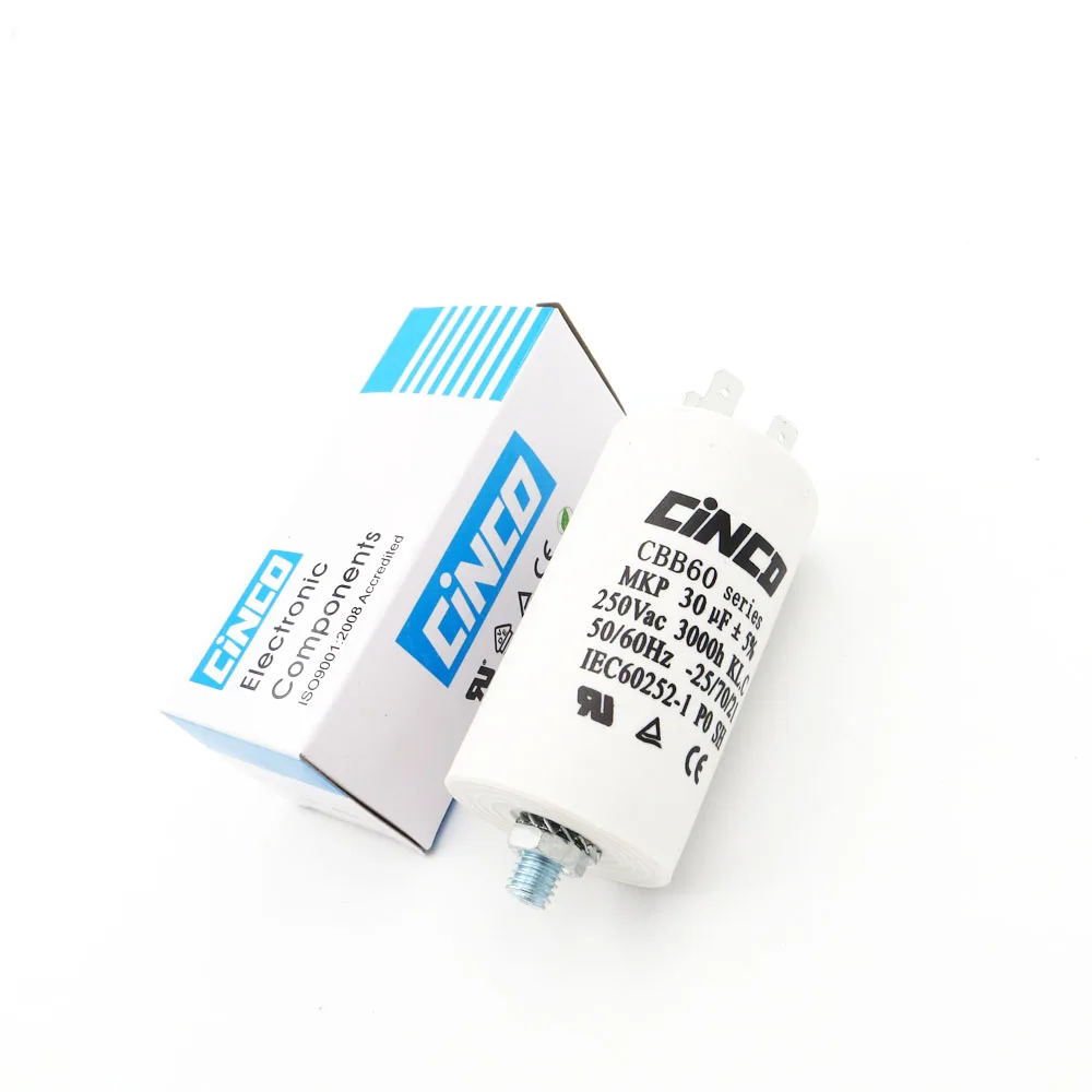 Водяной насос Электрический разряжаем конденсатор переводом входа 30MFD 250VAC CBB60