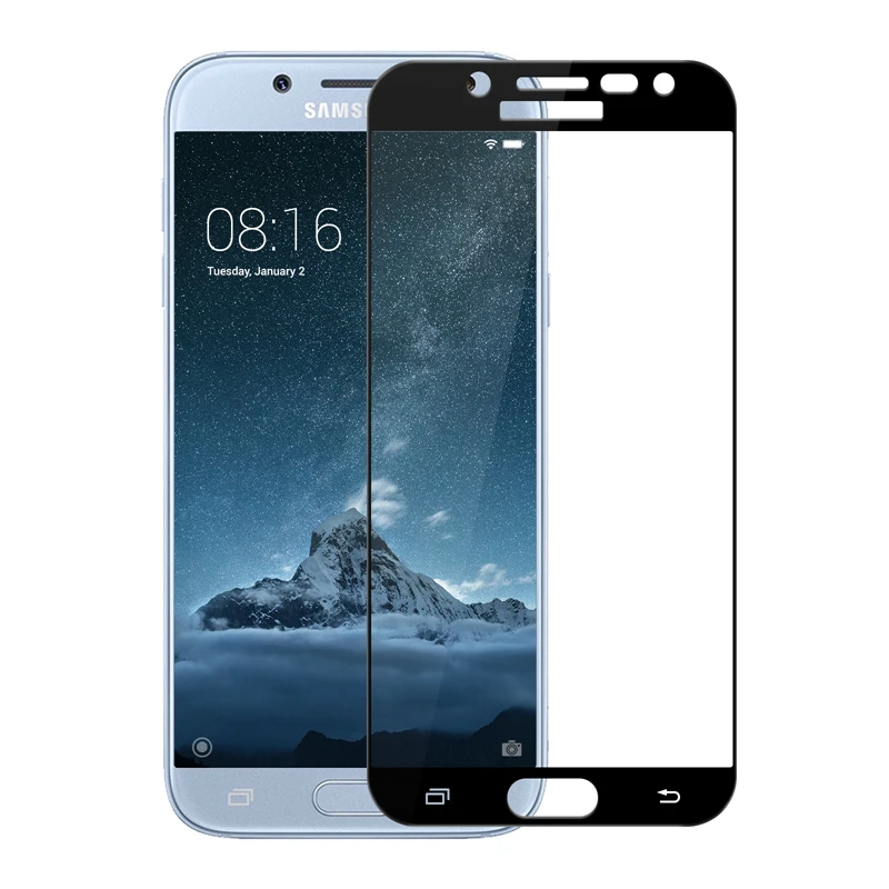 Полное покрытие закаленное стекло для Samsung Galaxy J5 (2017) Защита экрана 2017 J530F