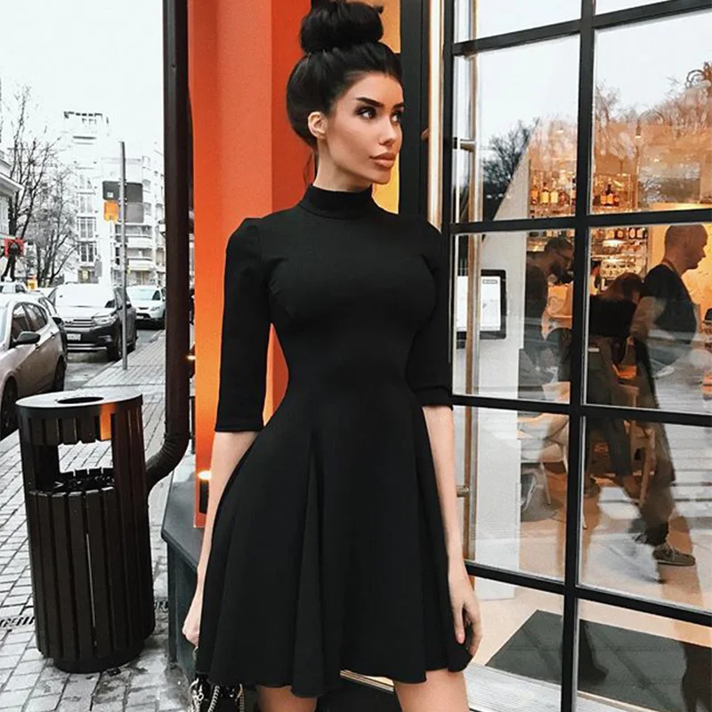 Женское вечернее платье с открытыми плечами повседневное праздничное круглым