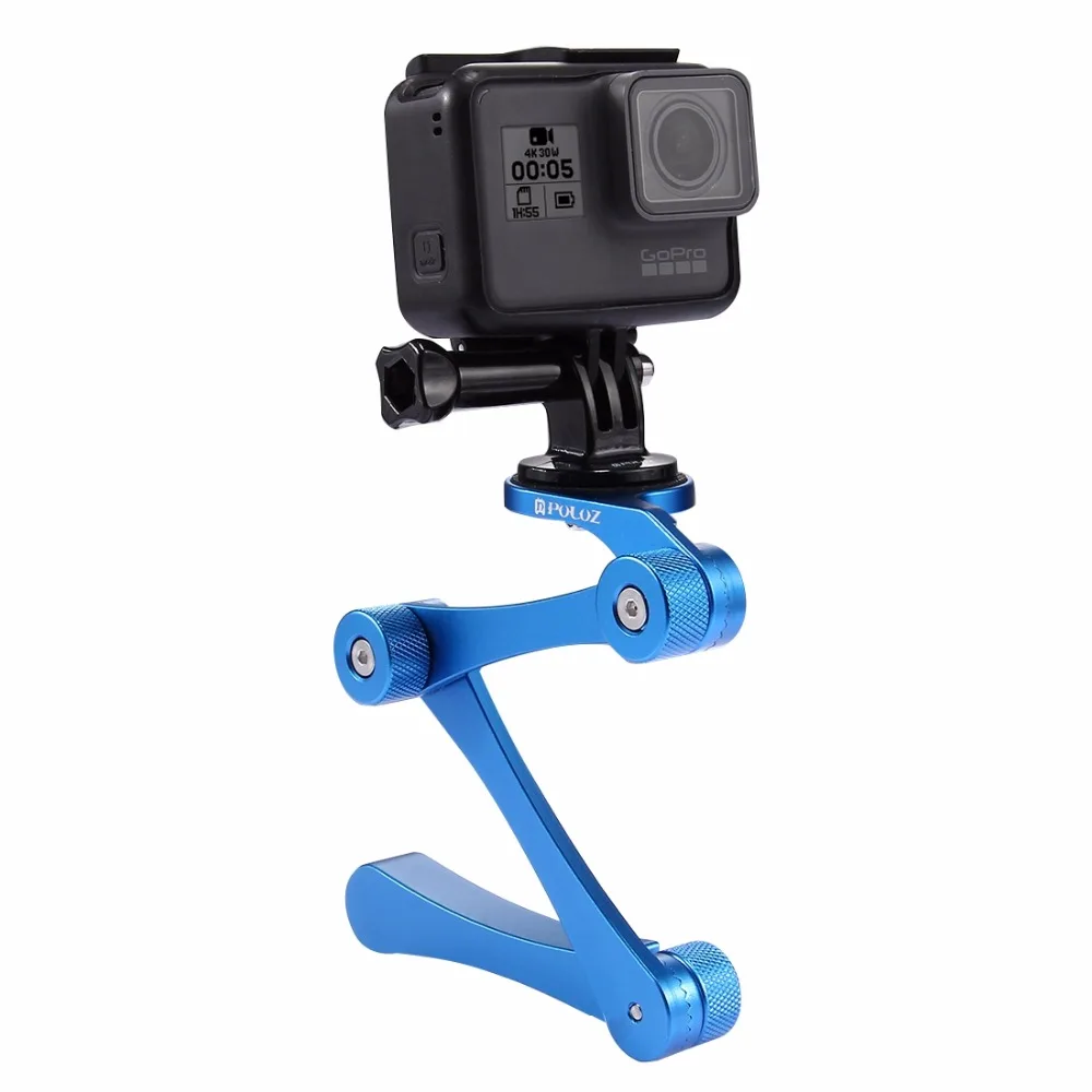 PULUZ для Go Pro аксессуары складной монопод селфи палка ручной захват GoPro HERO5 HERO4 Session