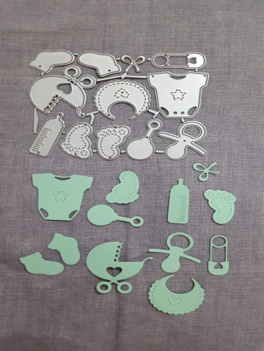 12 шт./компл. индивидуальные новый комплект для малышей трафарет металлический