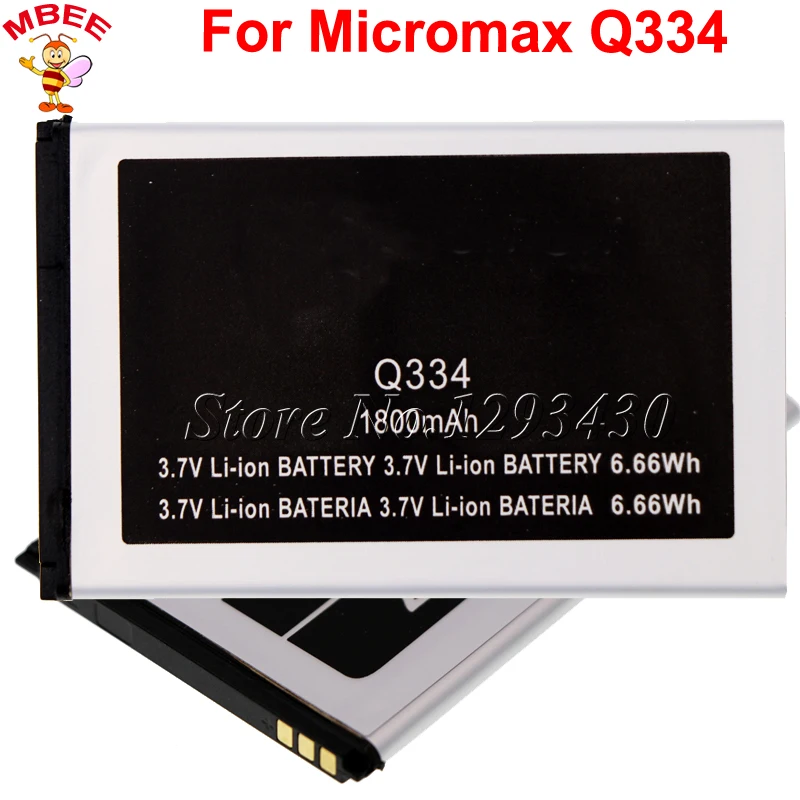 Аккумулятор для Micromax Q334 1800 мАч аккумулятор высокого качества|battery for micromax|battery