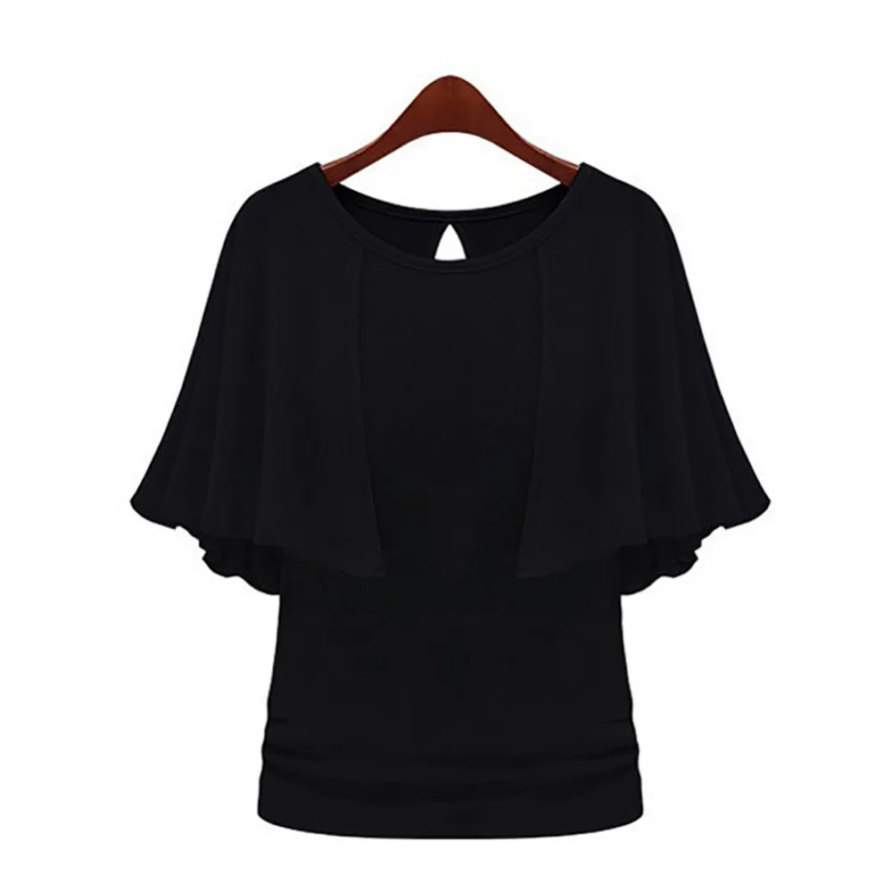 Oxiuly 2016 новый летний однотонный Модный Плащ с О образным вырезом Женский из смеси