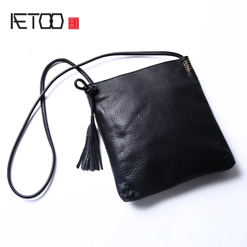 AETOO женский новый передний слой кожа ретро большая вместительность посылка