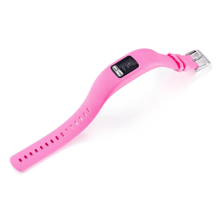 Pink Силиконовый браслет ремешок держатель для Garmin VivoFit 4 фитнес часы с трекером активности группа замена ремешок Смарт-аксессуар - Цвет: Pink