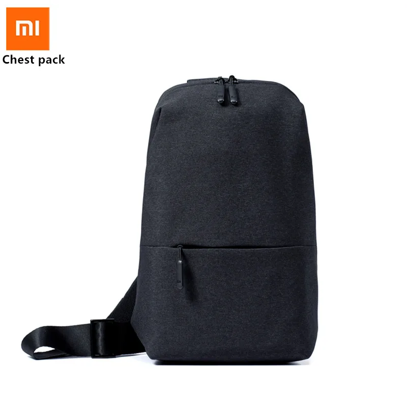 Тонкий оригинальный рюкзак Xiaomi слинг сумки для отдыха нагрудный пакет маленький