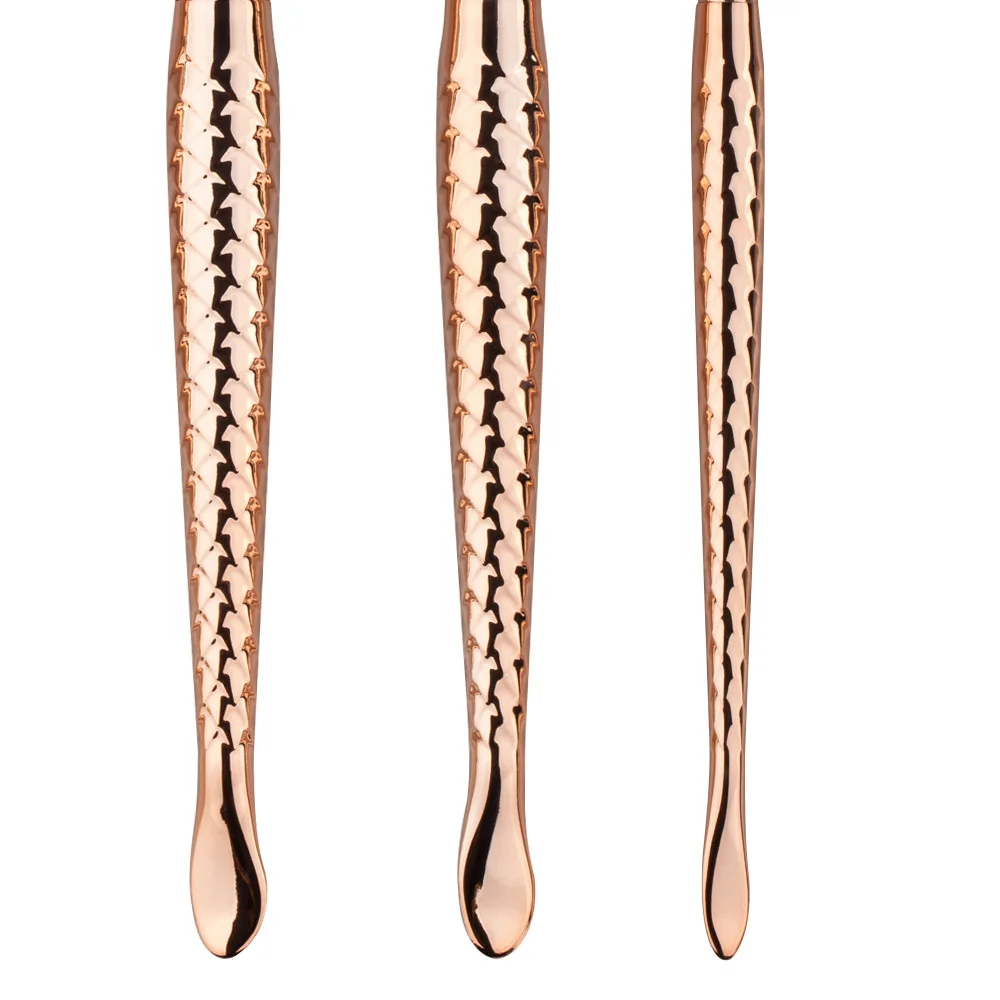 Новинка 2017 года 5 шт. розовое золото набор кистей для макияжа Русалка дизайн