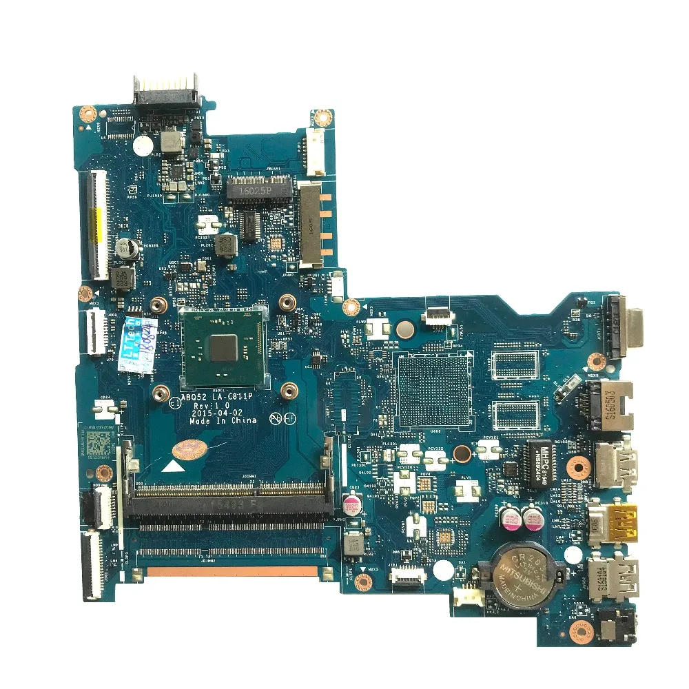 SZWXZY для HP 15 AC 250 G4 Series Материнская плата ноутбука с процессором SR29E N3700 ABQ52 LA C811P 100%