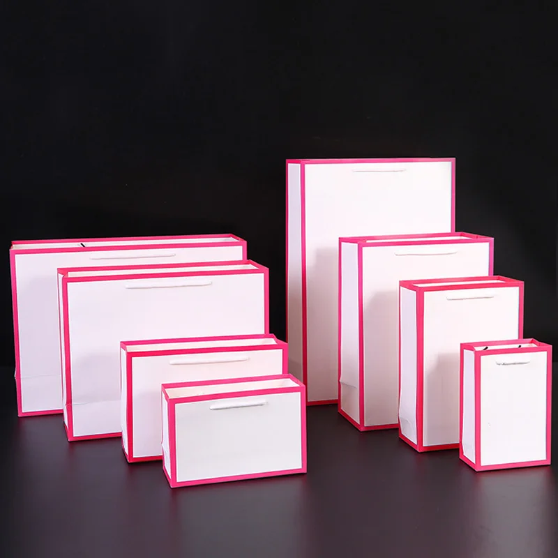 10 шт./упак. черный Бумага сумка с золотой оправой спросить значение минимального