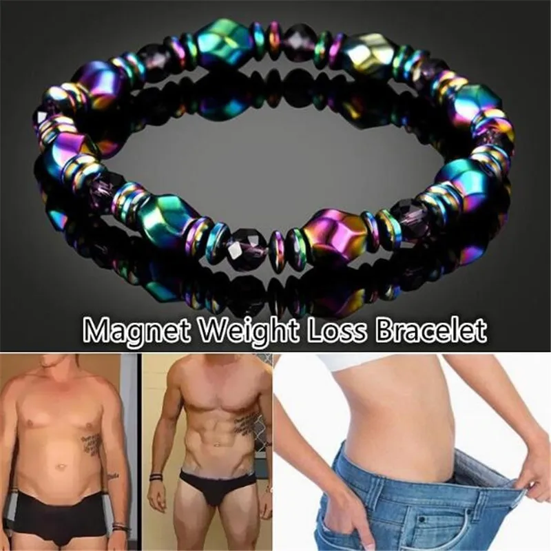 Цветной антицеллюлитный браслет для потери веса Модный магнитный похудения