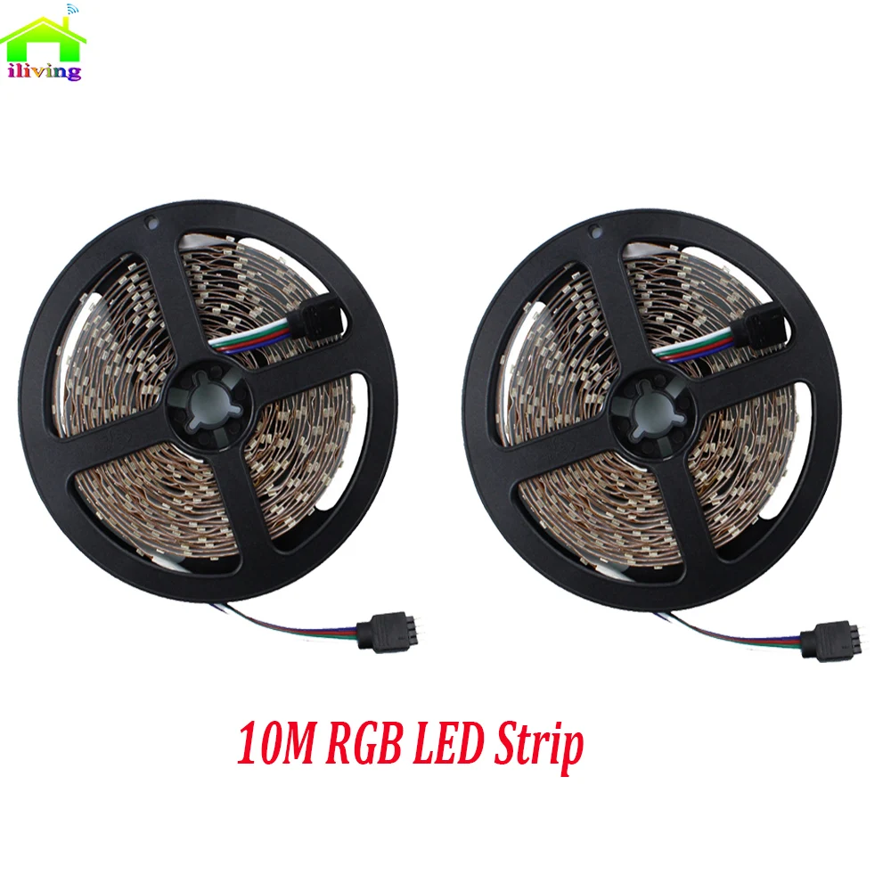Водонепроницаемая светодиодная лента 20 м 15 5050 RGB IP20 12 В/24 В 86x86 сенсорный экран