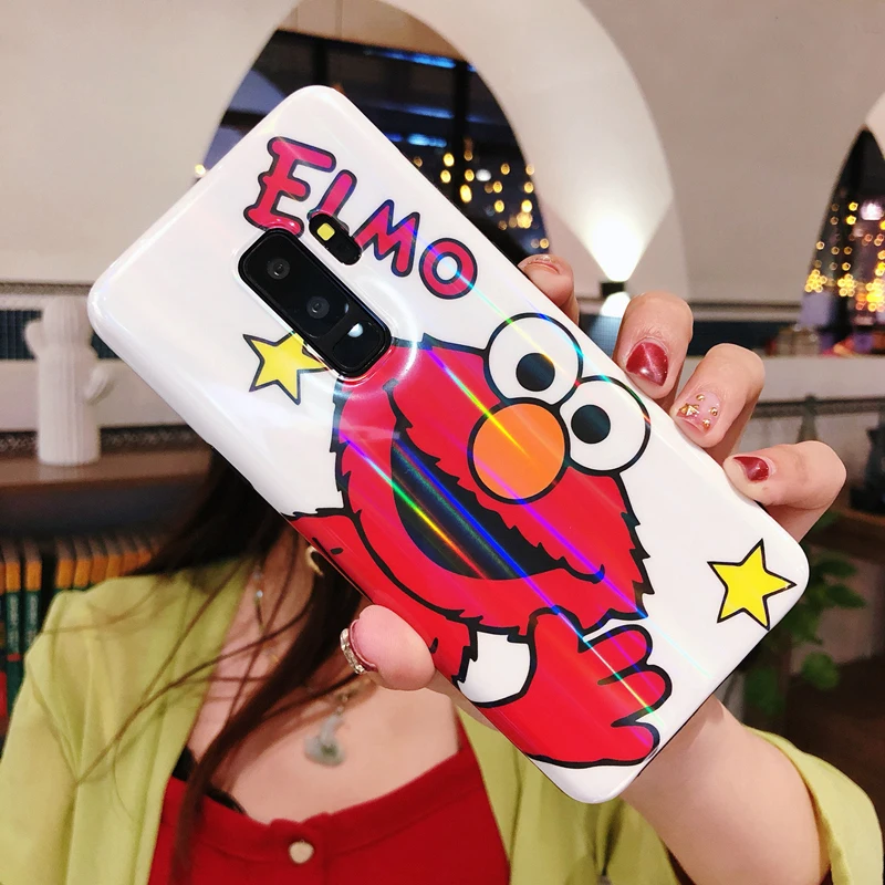 YHBBCASES милый чехол с лазерным блеском для Samsung S10 S8 S9 Plus блестящий мягкий IMD
