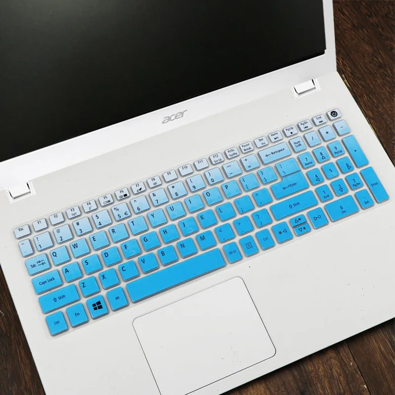 Силиконовые покрытие для клавиатуры acer Aspire e15 E5-573G 532 522 V3-574 F5-572G VN7-592G T5000 TMP258 15 6