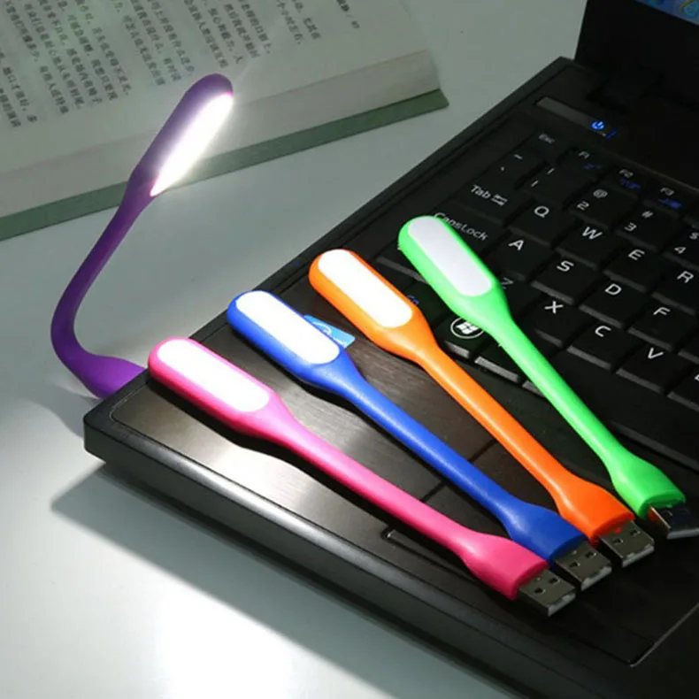 Мини светодиодный настольный светильник для чтения светильник гибкий USB светодиодный ночной Светильник s USB лампа для защиты глаз для Мощность портативных ПК Тетрадь