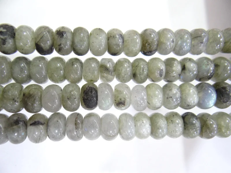 

wholesale Natural labradorite Rondelle Beads 4*6mm 5*8mm Spacer Beads For Jewelry Making Bracelet Accessories
