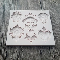 patterns lace silicone fondant mould cake decorating tools chocolate gumpaste molds sugarcraft kitchen accessories