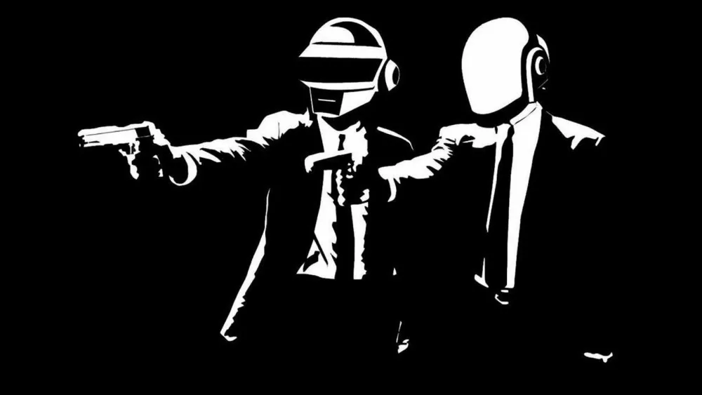 0180 Daft панк поп музыка Звезда Певица крутой человеческий плакат шлемы 12x21 3