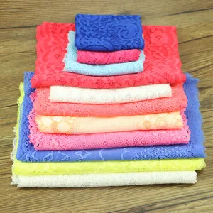 Эластичное кружево, 5 кодов, ширина 6-20 см, с кружевом или разноцветной декоративной тканью, аксессуары для одежды сделай сам