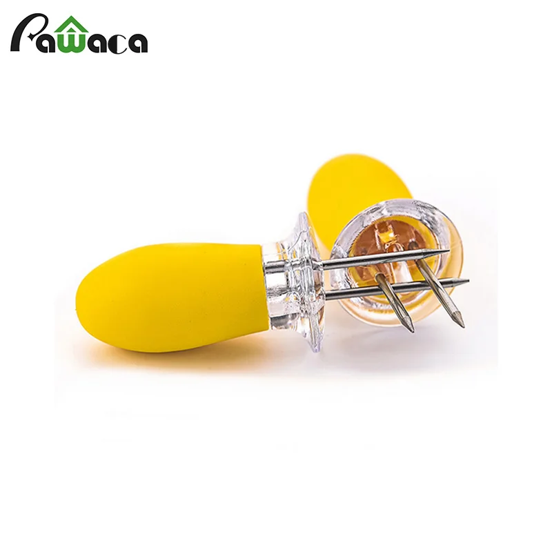 2 шт держатели для кукурузы Нержавеющая сталь вилки барбекю гриля пищи зубцами