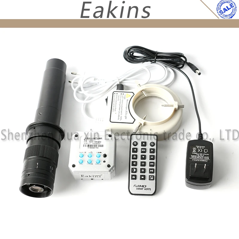 Full HD 16MP 1080P 60FPS USB HDMI Промышленная камера для микроскопа с дистанционным