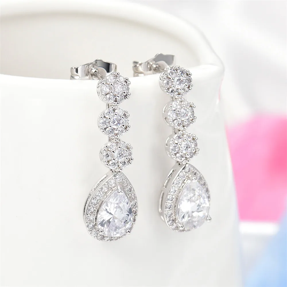 Комплект свадебных ювелирных изделий MOLIAM женский модный дизайнерский комплект