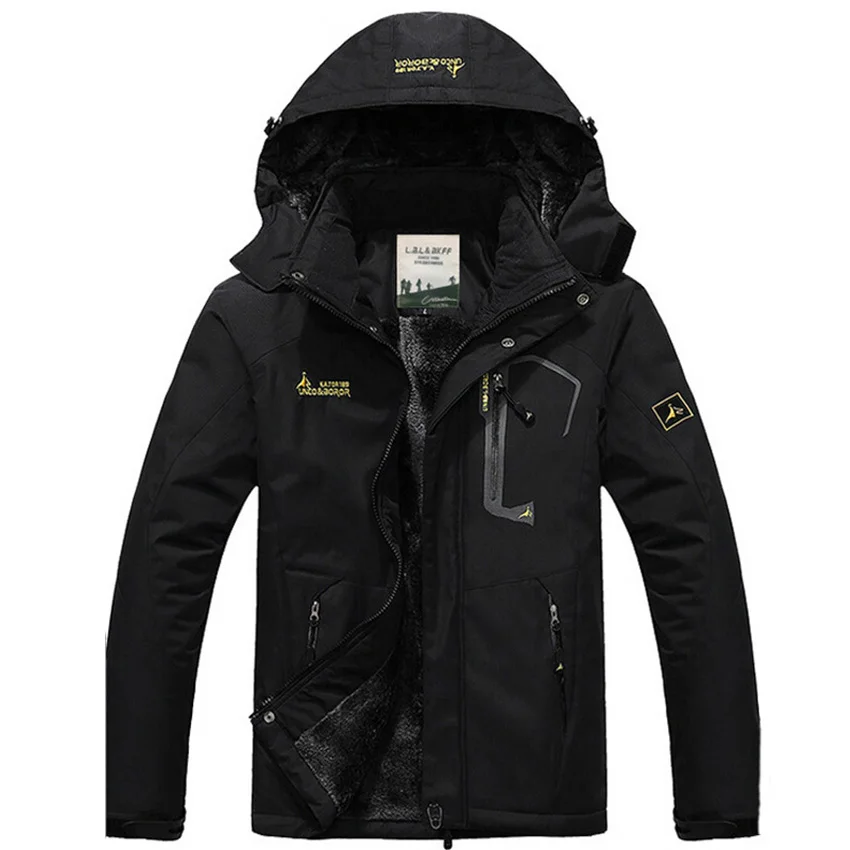 Мужские флисовые куртки Mountainskin зимние водонепроницаемые для спорта на открытом
