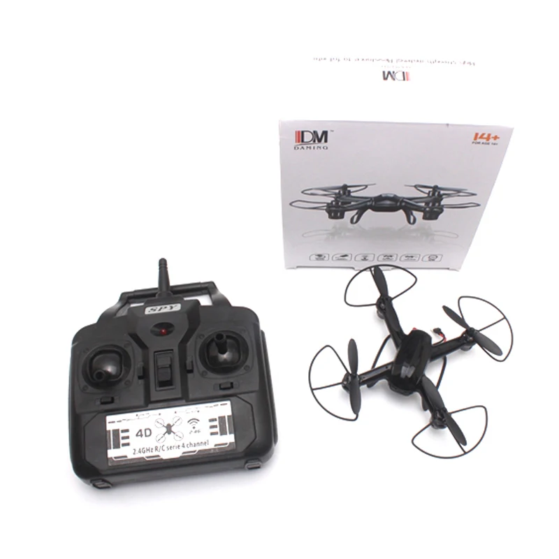 Quadcopter DM003 Explorer Spy 2.4 ГГц 4CH 6 оси гироскопа 3D рулон свет вертолет Квадрокоптер мини