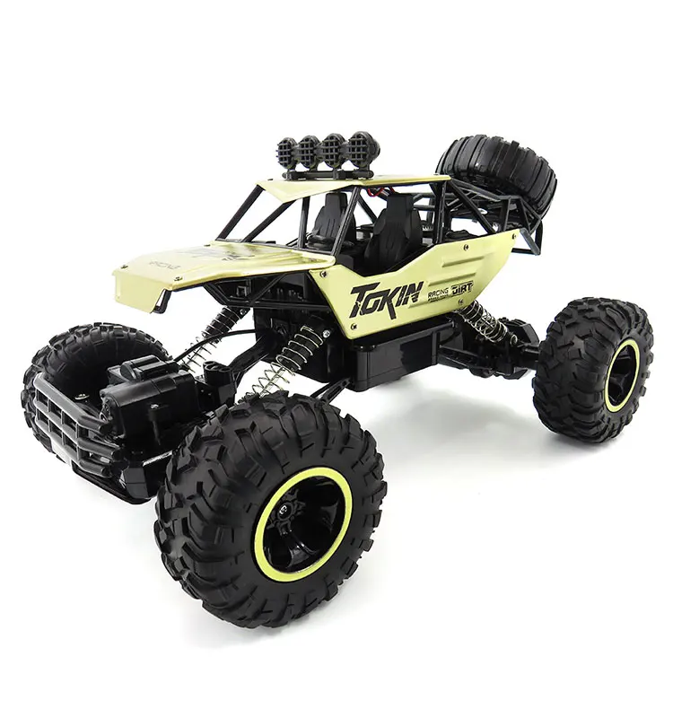 Gold Flytec 6026E машина из сплава RC внедорожники Рок Гусеничный 4WD 1:12 RC альпинистский автомобиль - Цвет: Gold