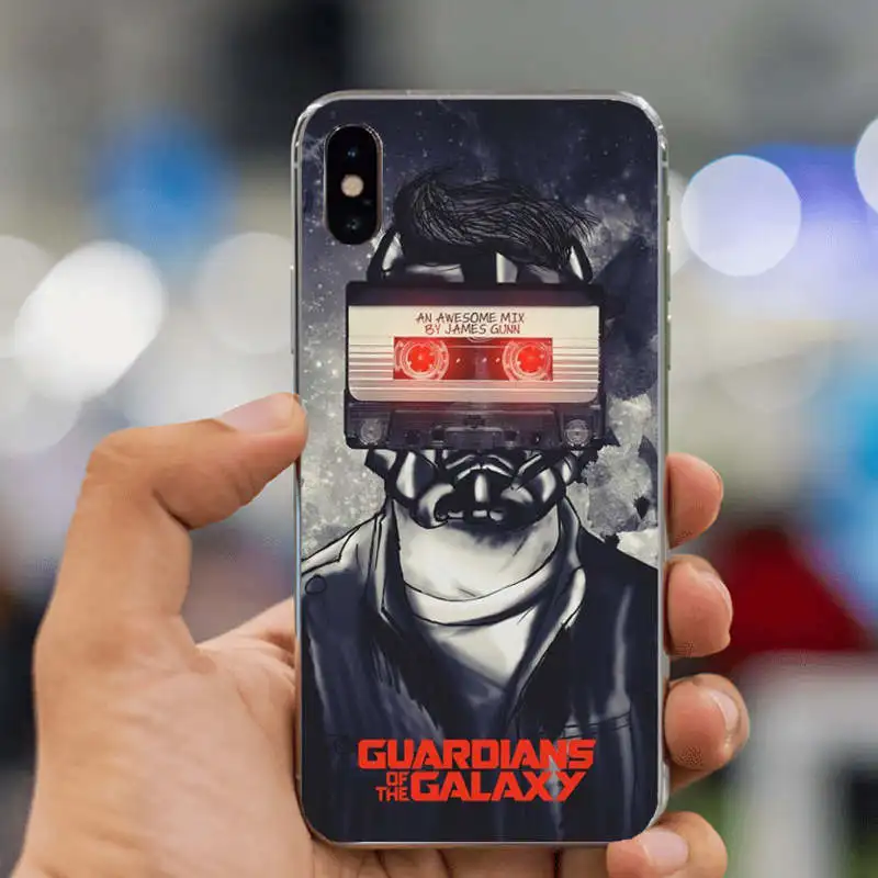 Защитный чехол для Galaxy Marvel из мягкого силикона iphone 6 6S plus 7 8 8plus X 5 5S SE XR XS