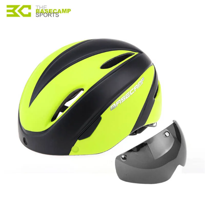 Basecamp шлем для горного велосипеда с очками удобный велосипедный | Спорт и