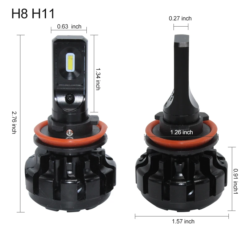 Elglux супер яркая светодиодная Автомобильная фара Aut Led H1 H3 H4 H7 H8 H11 HB3/9005 HB4/9006 9012