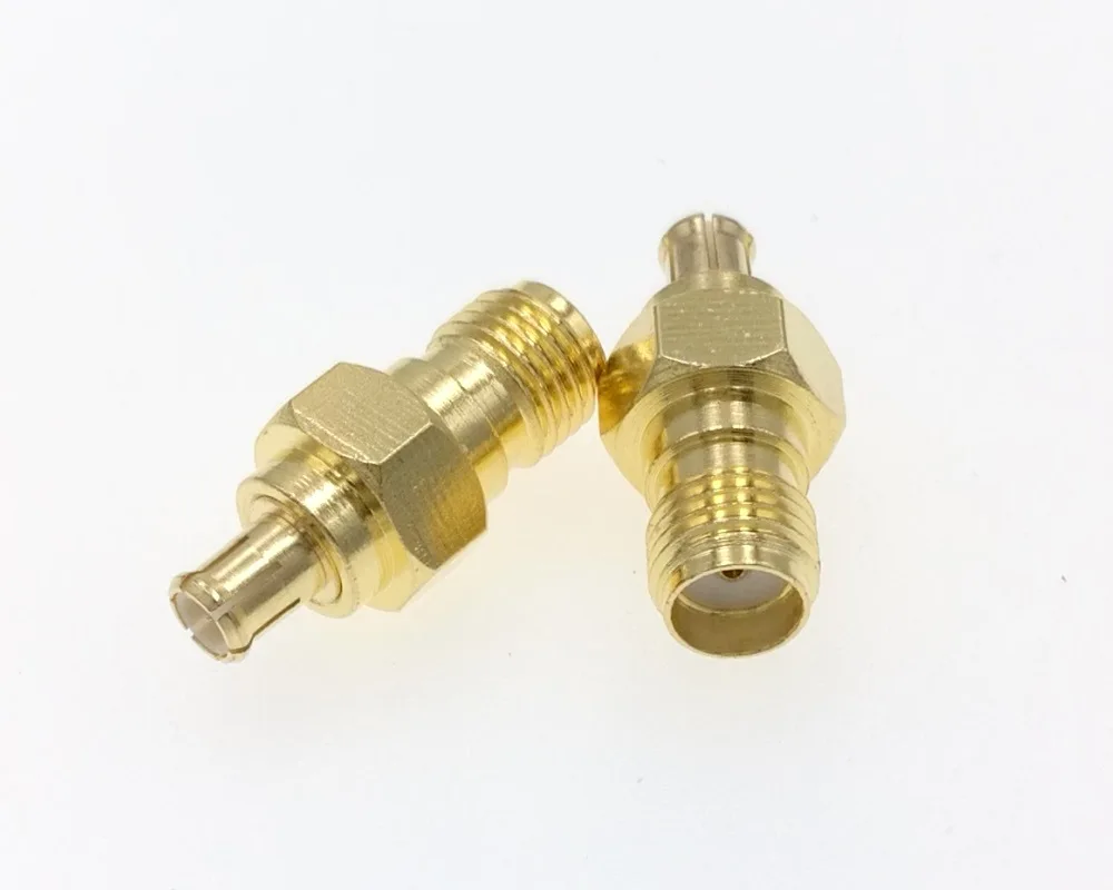

50pcs SMA Female Jack To MCX Male Plug Straight RF Connector Adapter