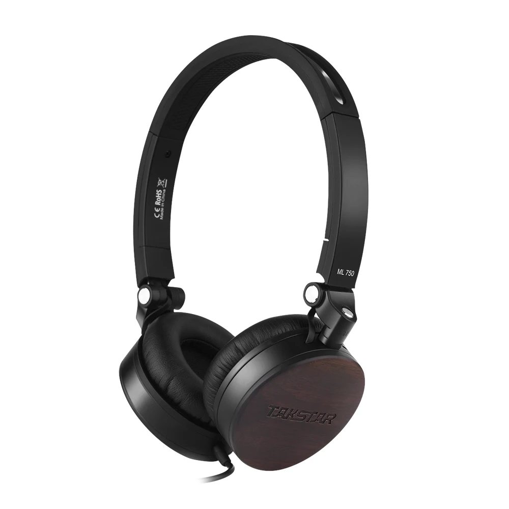 TAKSTAR мл 750 mfi сертифицированный сандаловое дерево Накладные наушники с микрофоном